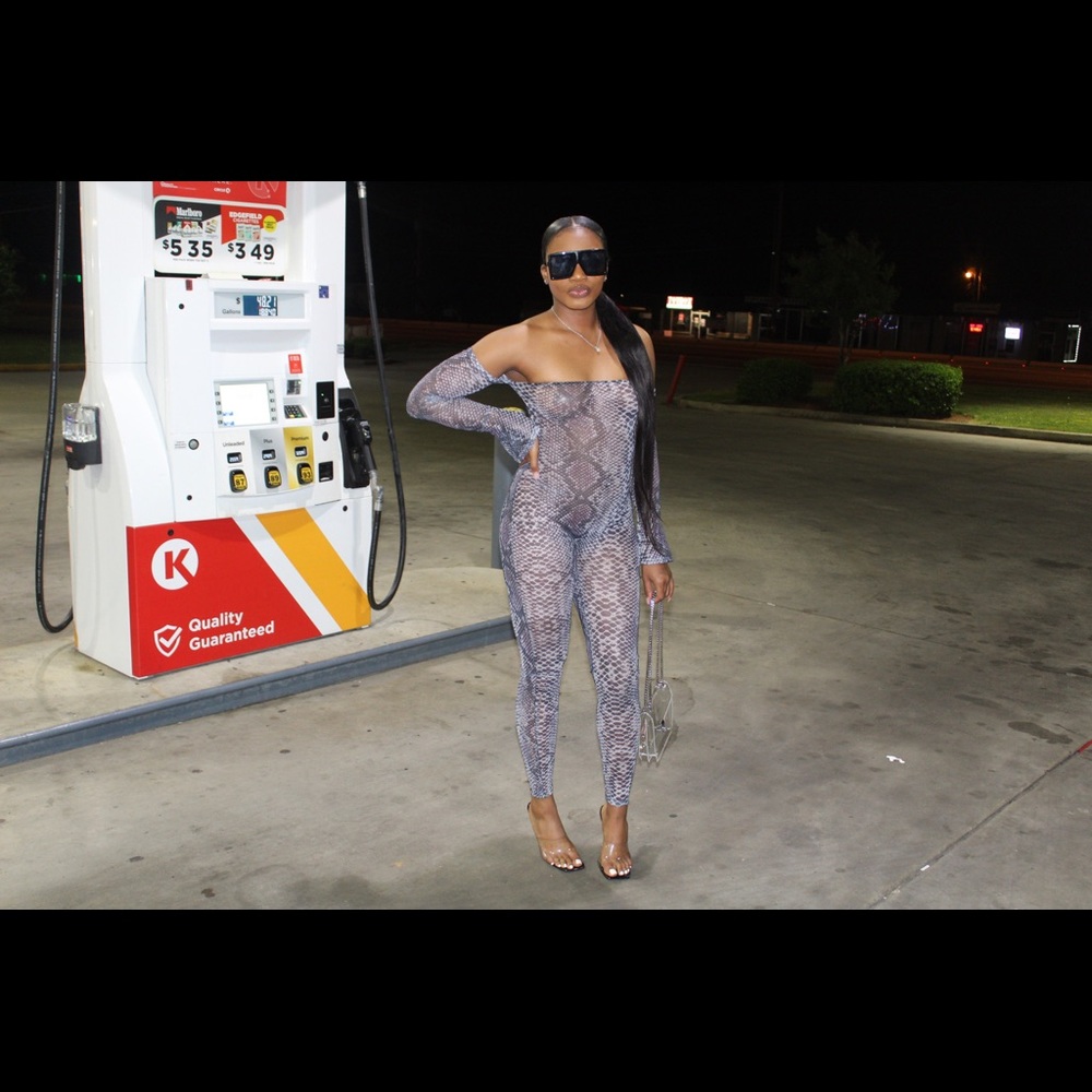 Snake Print jumpsuit